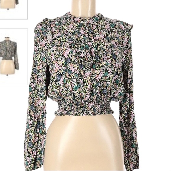 NWT Wild Fable Floral Blouse - Picture 1 of 2